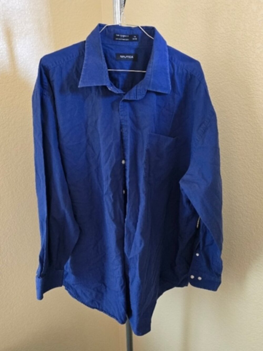Nautica Long Sleeve Button Down Shirt With Pocket